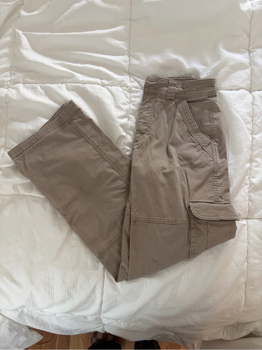 Abercrombie & Fitch Taupe Utility Cargo Pants